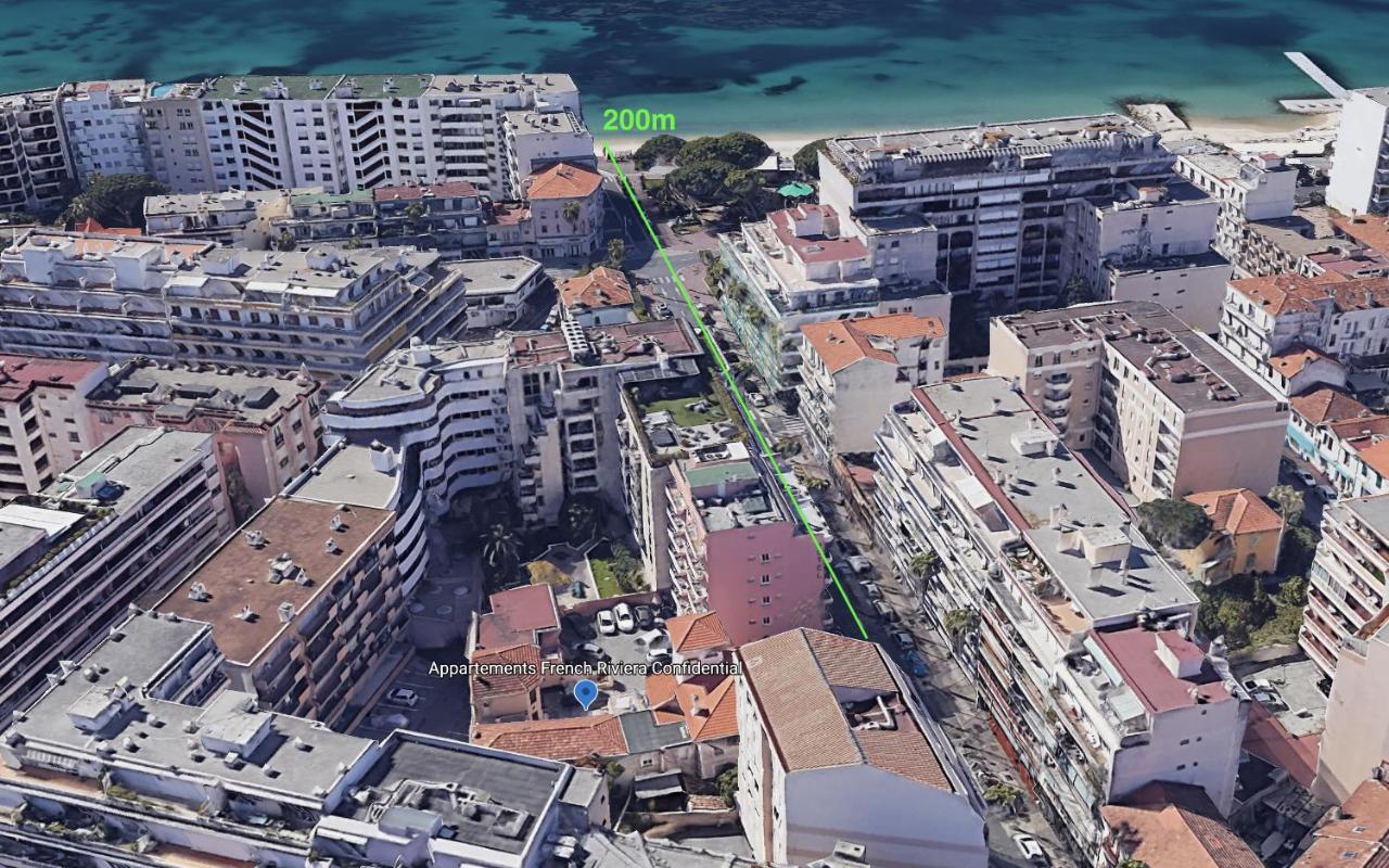 Appartements French Riviera Confidential Centre Ville Juan Les Pins Proche Des Plages Zewnętrze zdjęcie